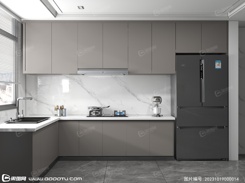 1505房（145平米） 厨柜 (2)