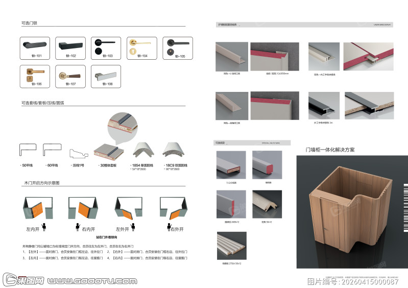 辅料拉手木门配件圆弧格栅 (13)