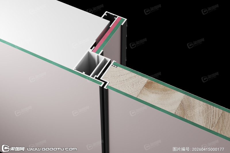 木门剖面配置 (2)