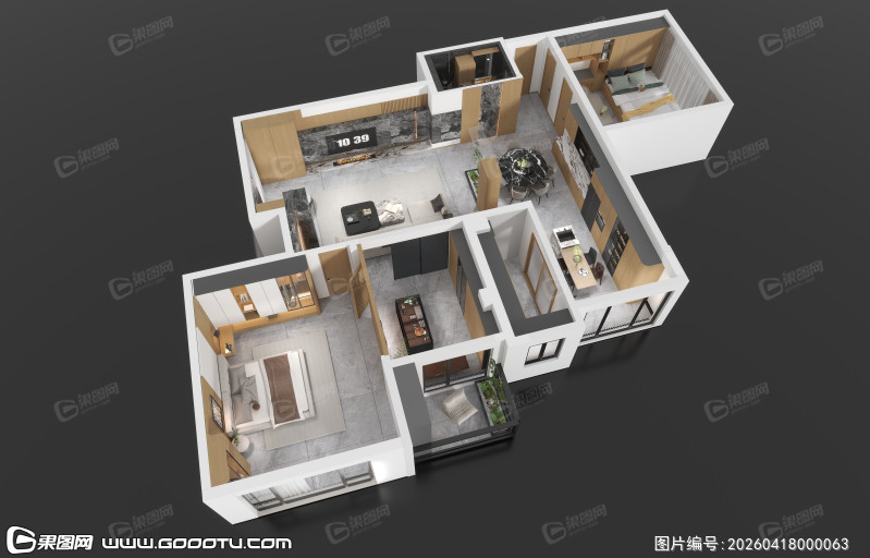 门墙柜同色 (364)