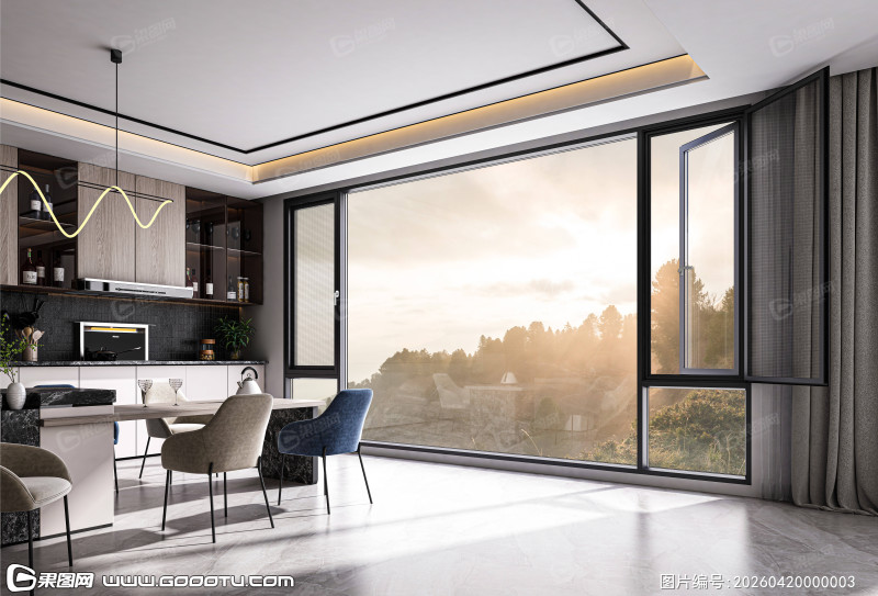 铝合金门窗场景