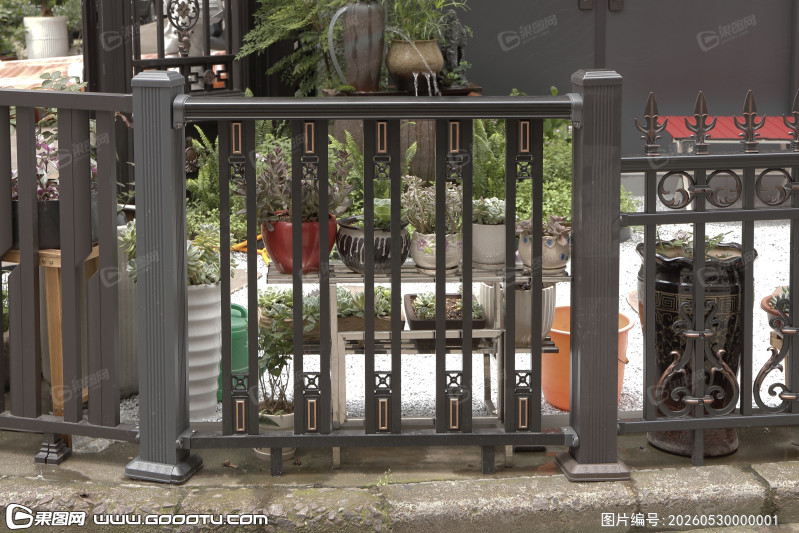 庭院门围栏 (1)
